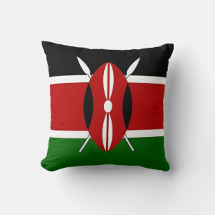 Kenya Flag American MoJo Pillow Kissen