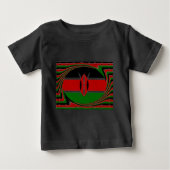 Kenya Flag Art - Patriotic & Modern Design Baby T-shirt (Vorderseite)
