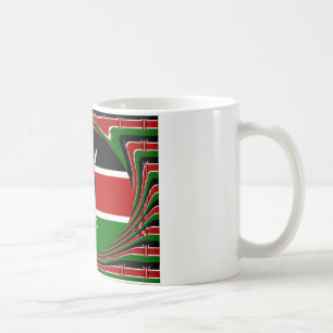 Kenya Flag Art - Patriotic & Modern Design Kaffeetasse