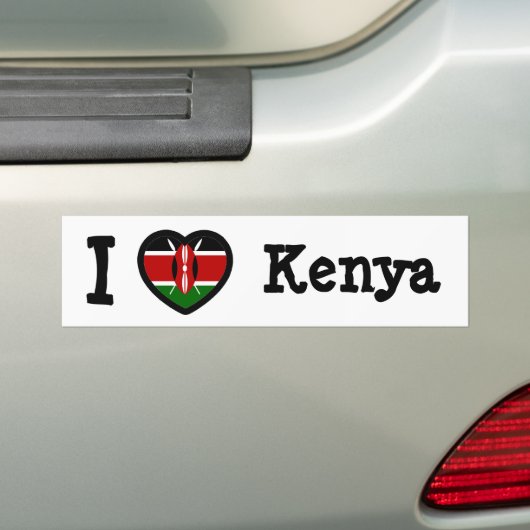Kenya Flag Autoaufkleber (Auf Auto)