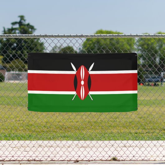 Kenya Flag Banner (Insitu)