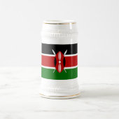 Kenya Flag Bierglas (Mittel)