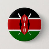 Kenya Flag Button (Vorderseite)