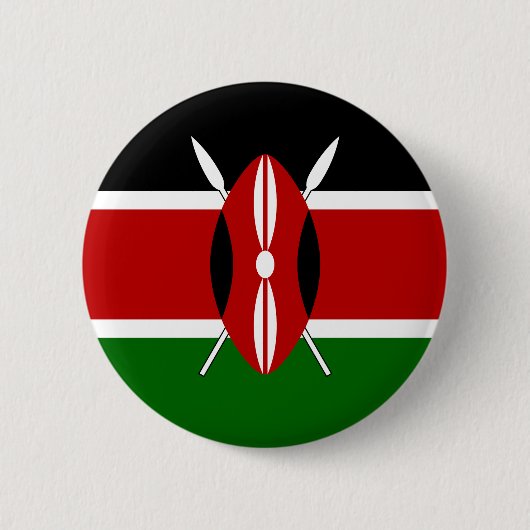 Kenya Flag Button (Vorderseite)