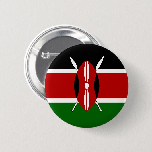 Kenya Flag Button (Vorne & Hinten)