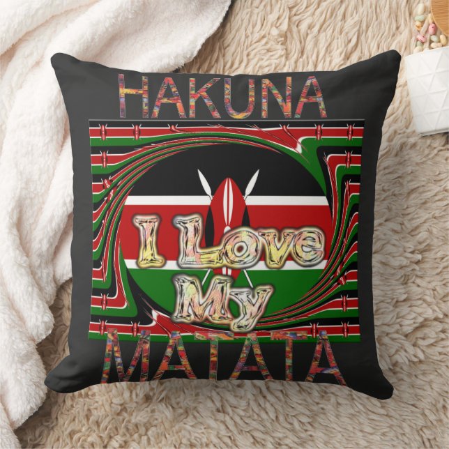 Kenya Flag Colors Kissen (Decke)