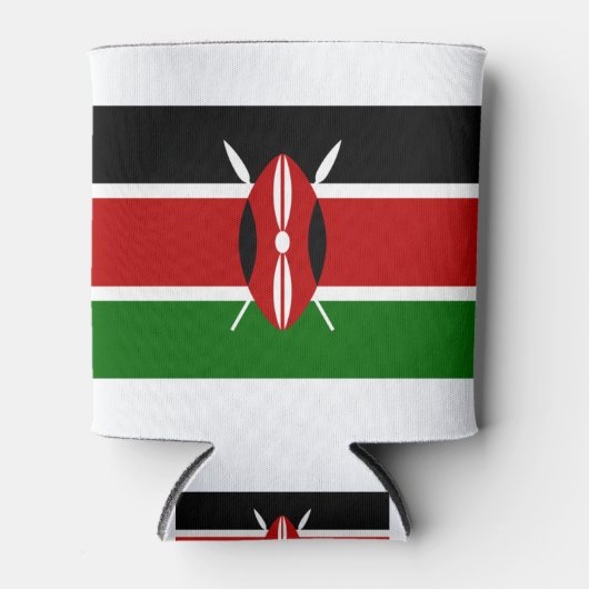 Kenya Flag Dosenkühler (Vorderseite)