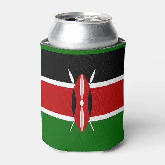 Kenya Flag Dosenkühler (Kanne Vorderseite)
