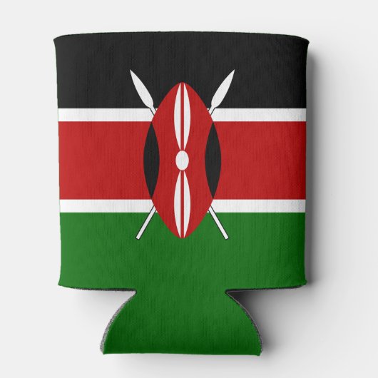 Kenya Flag Dosenkühler (Rückseite)