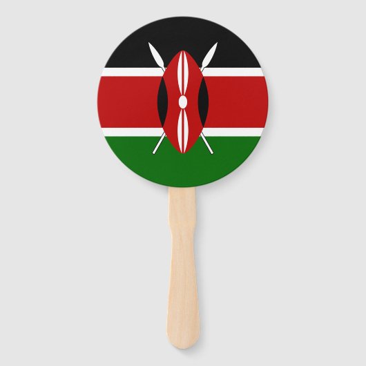 Kenya Flag Fächer (Vorderseite)