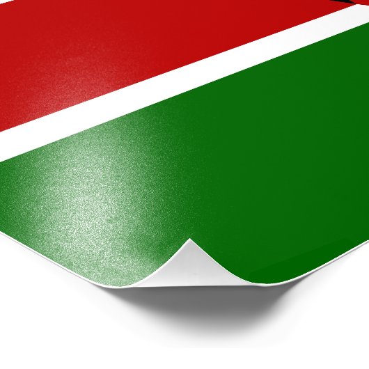 Kenya Flag Fotodruck (Ecke)