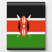 Kenya Flag Fotoplatte (Vorderseite)
