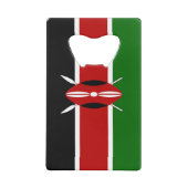 Kenya Flag Geldbeutel Flaschenöffner (Rückseite)