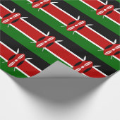 Kenya Flag Geschenkpapier (Ecke)
