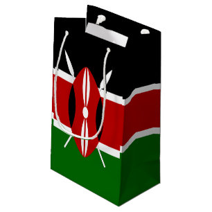 Kenya Flag Gifts Bag, Patriotic Kenya Kleine Geschenktüte