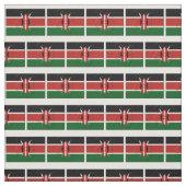 KENYA FLAG Karte Kontur Stoff (Muster)