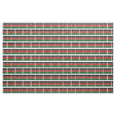 KENYA FLAG Karte Kontur Stoff (Fat Quarter (45,7 x 55,9 cm))