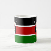 Kenya Flag Keramik Tasse (Mittel)