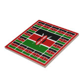 Kenya Flag Keramik Tile / Zuhause Patriots Dekorat Fliese (Seite)
