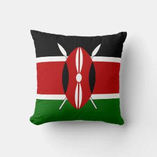 Kenya Flag Kissen