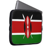 Kenya Flag Laptop Sleeve (Vorne Rechts)