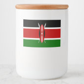 Kenya Flag Lebensmitteletikett (Vorderseite)