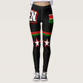 Kenya Flag Leggings (Vorderseite)