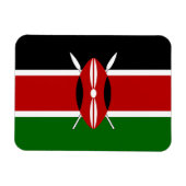 Kenya Flag Magnet (Horizontal)
