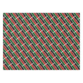 KENYA FLAG MAP Stylish Patriotic Tischdecke (Vorderseite (Horizontal))