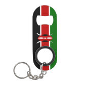 Kenya Flag Mini Flaschenöffner (Vorderseite)