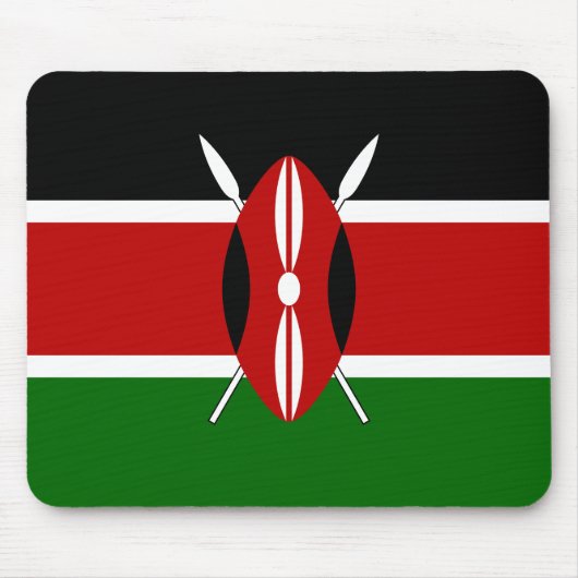 Kenya Flag Mousepad (Vorne)
