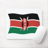 Kenya Flag Mousepad (Mit Mouse)