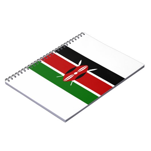 Kenya Flag Notizblock (Linke Seite)