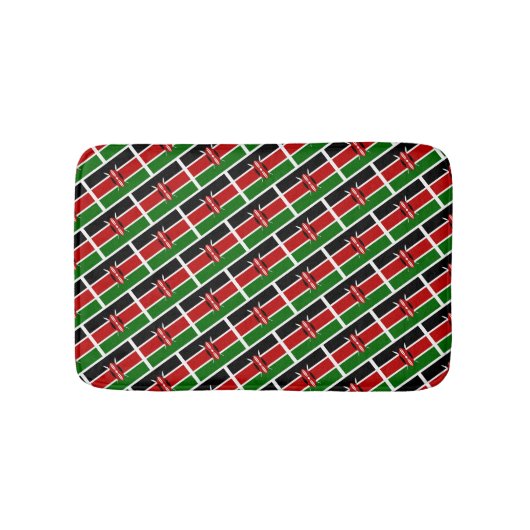 KENYA FLAG Patriotic Stylish KENYAN Badematte (Vorderseite)
