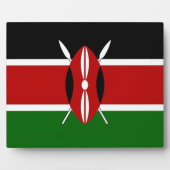 Kenya Flag Plaque Fotoplatte (Vorderseite)