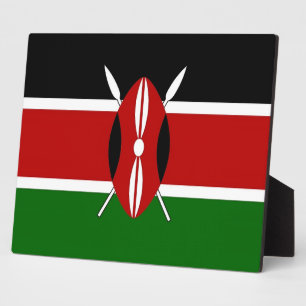 Kenya Flag Plaque Fotoplatte