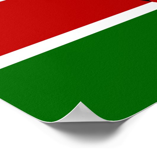 Kenya Flag Poster (Ecke)