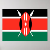 Kenya Flag Poster (Vorne)