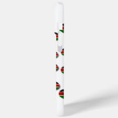 Kenya Flag Radialmuster: Patriotische Kunst & Deko Case-Mate iPhone Hülle (Rückseite / Links)