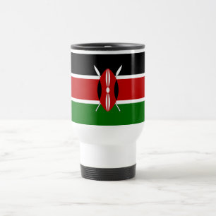 Kenya Flag Reisebecher