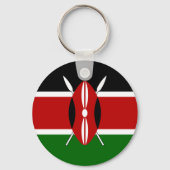 Kenya Flag Schlüsselanhänger (Vorderseite)