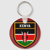 Kenya Flag Schlüsselanhänger (Vorderseite)