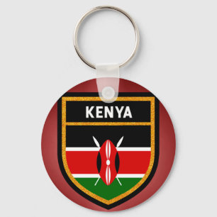 Kenya Flag Schlüsselanhänger