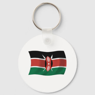 Kenya Flag Schlüsselanhänger