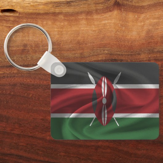 Kenya Flag Schlüsselanhänger (Rückseite)