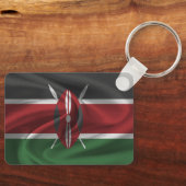 Kenya Flag Schlüsselanhänger (Vorderseite)