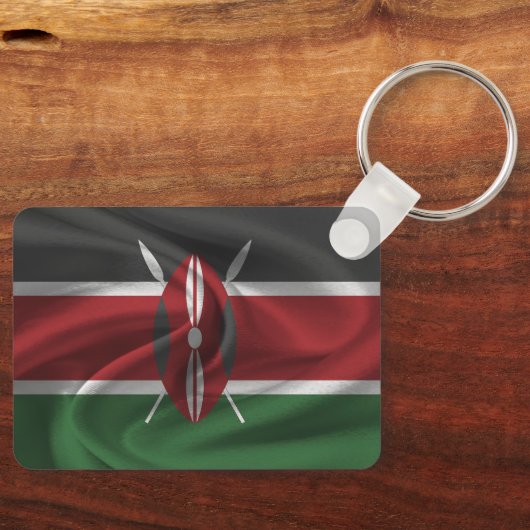 Kenya Flag Schlüsselanhänger (Vorderseite)