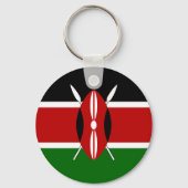 Kenya Flag Schlüsselanhänger (Vorderseite)