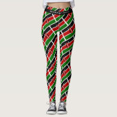 KENYA FLAG Scripture FÜHRT IHRE RASSE Personalisie Leggings (Vorderseite)