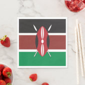 Kenya Flag Serviette (Beispiel)